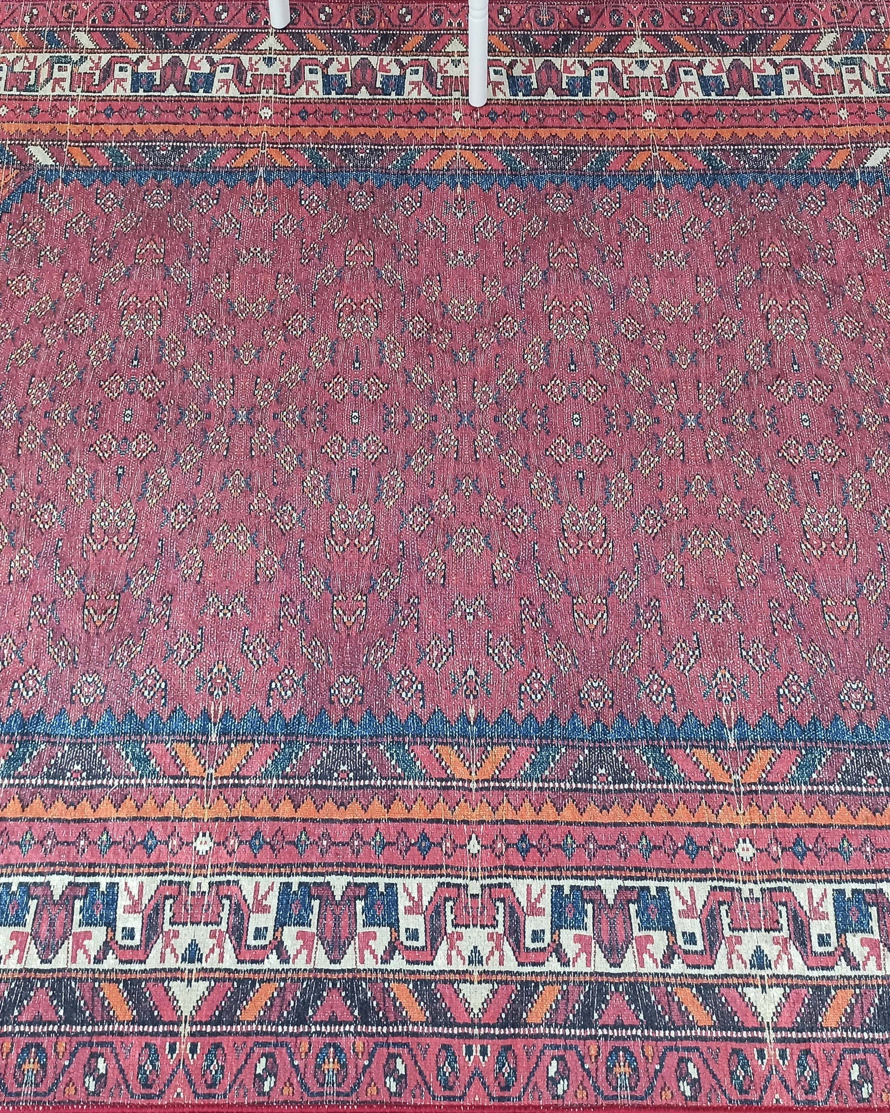 Mayda Turkish Faded Red Rug