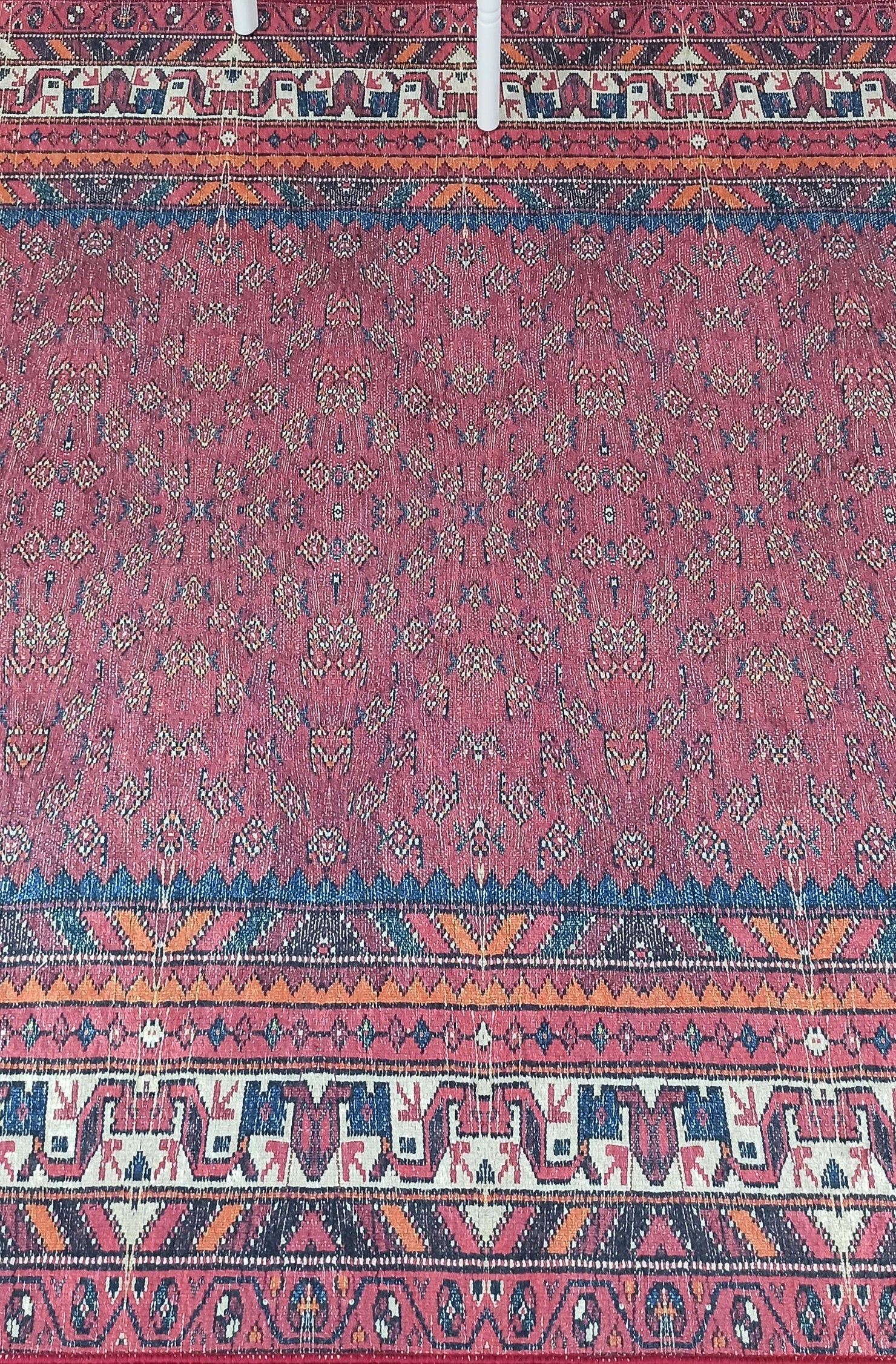 Mayda Turkish Faded Red Rug