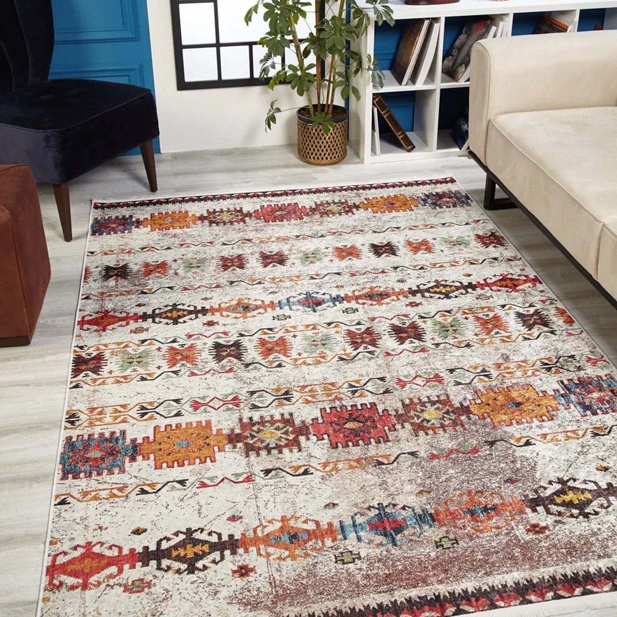 Meya Neutral Antique Turkish Beige Rug