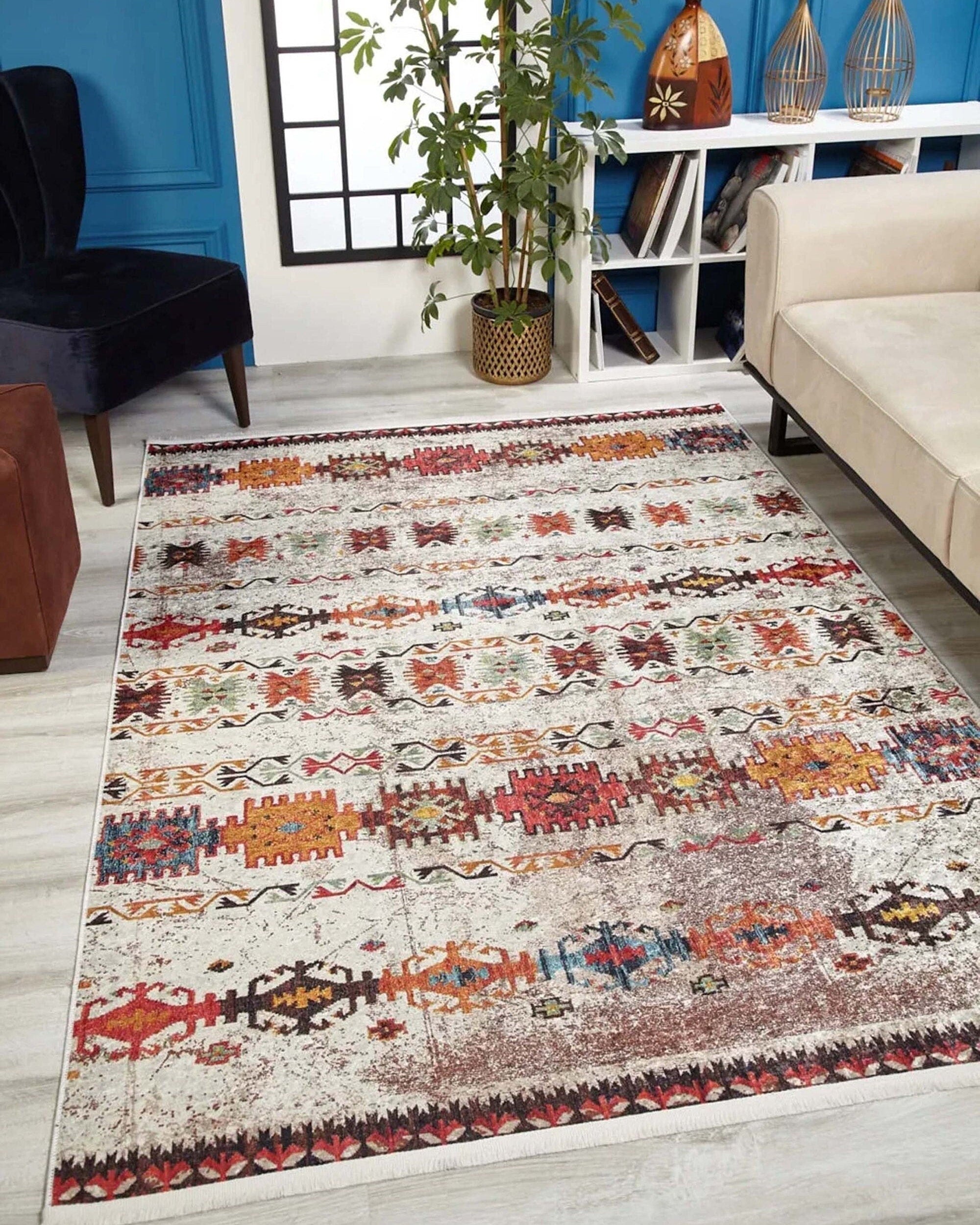 Meya Neutral Antique Turkish Beige Rug
