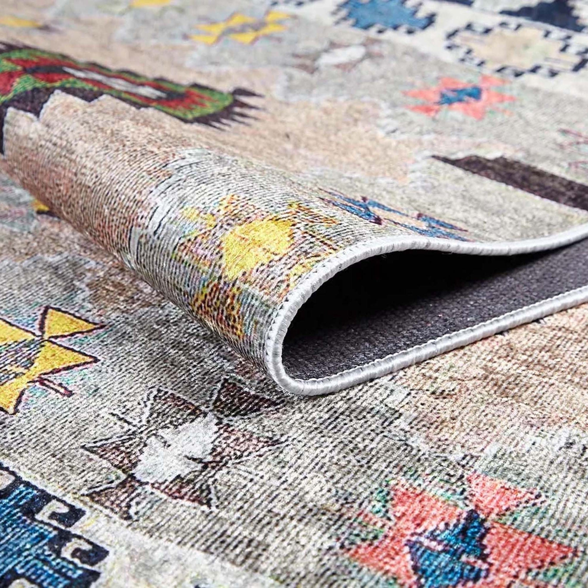 Mila Turkish Kilim Pinkish Beige Rug