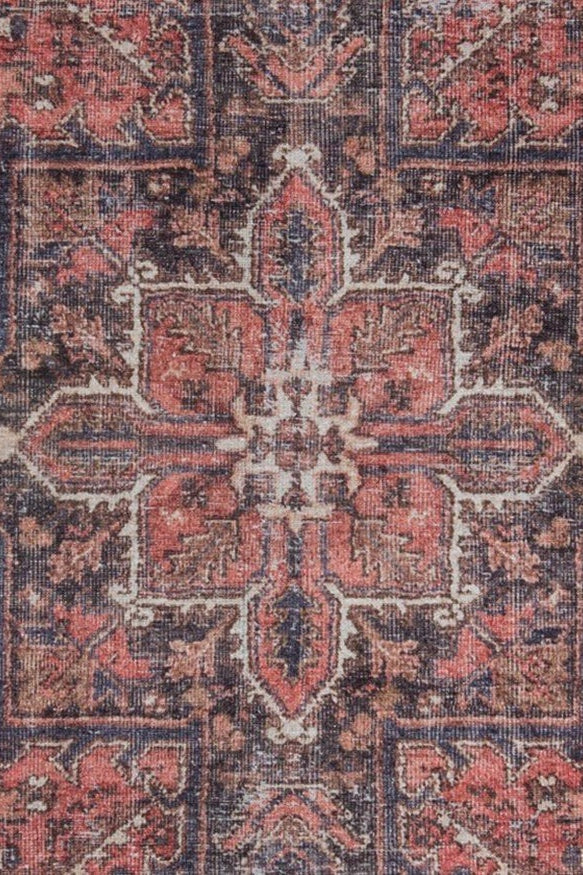 Mina Rug Persian Oriental Vintage Red Rug