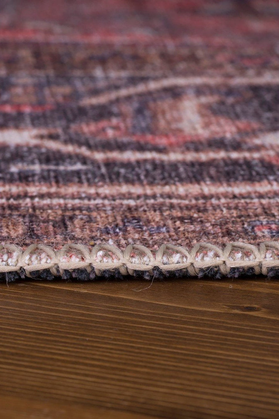 Mina Rug Persian Oriental Vintage Red Rug