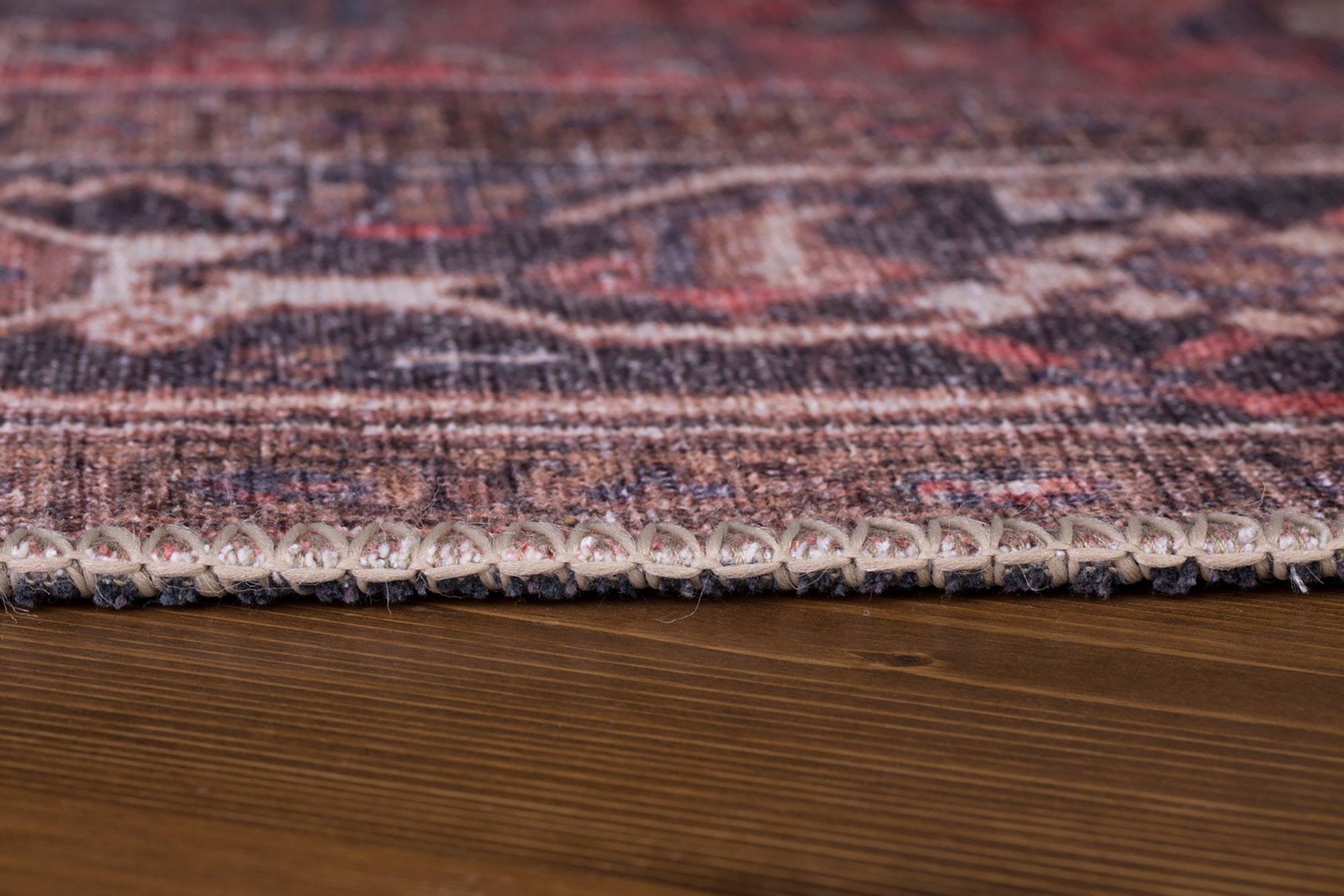 Mina Rug Persian Oriental Vintage Red Rug