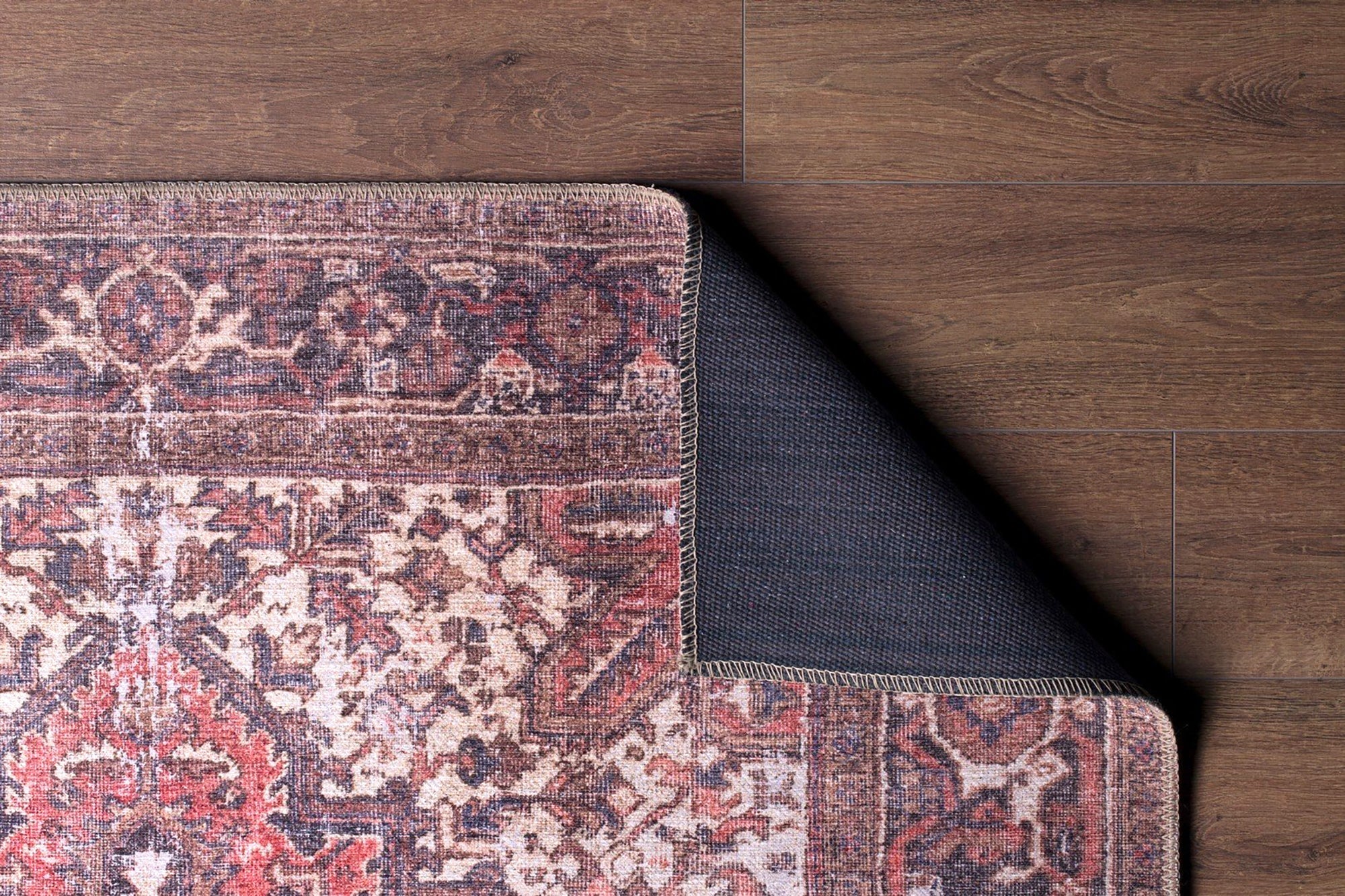 Mina Rug Persian Oriental Vintage Red Rug