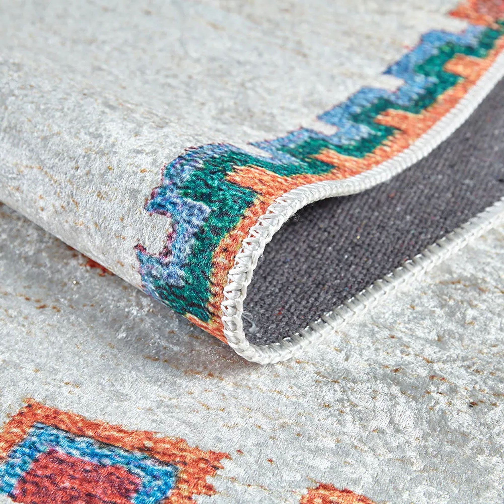 Miona Turkish Kilim White Ivory Rug