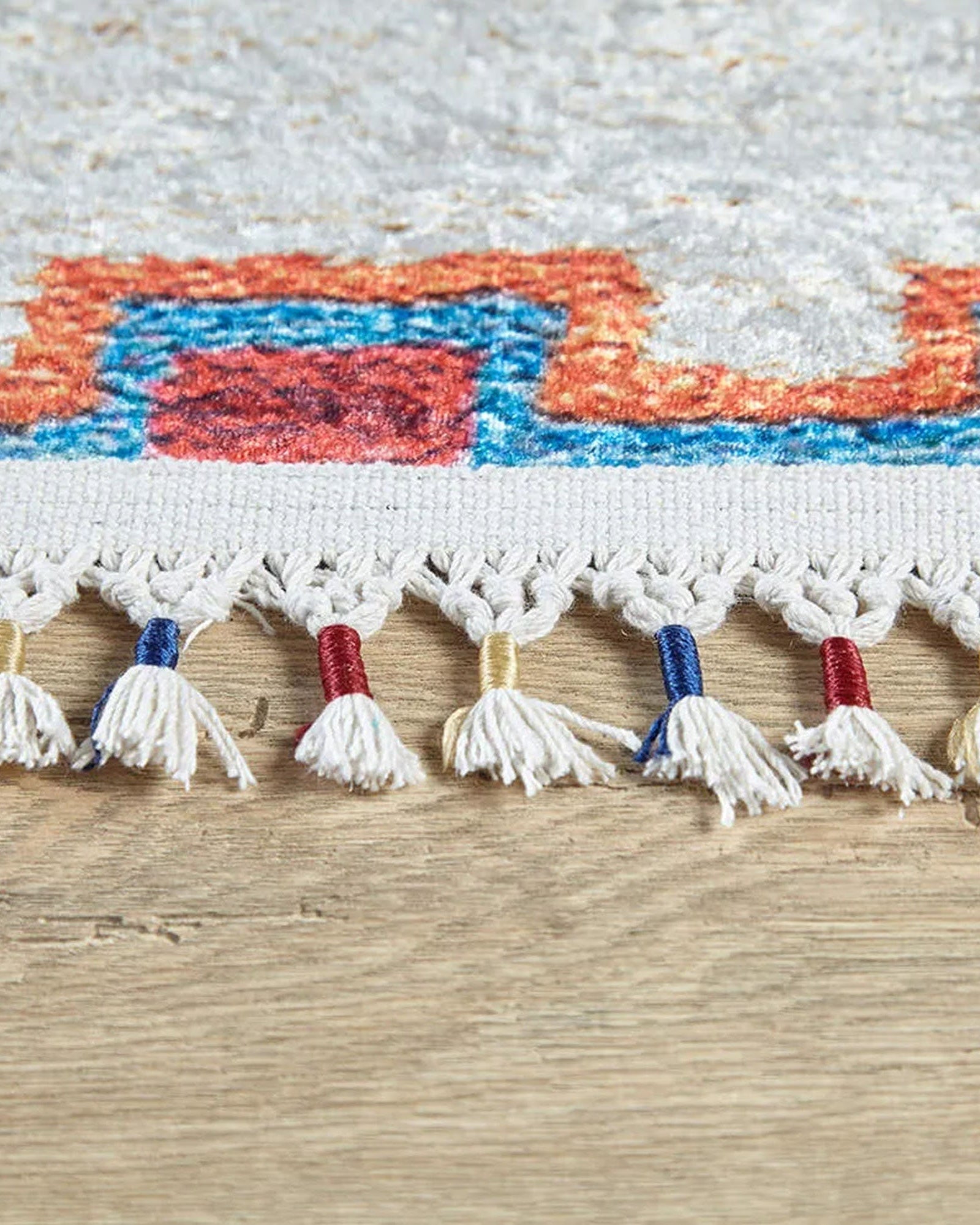 Miona Turkish Kilim White Ivory Rug