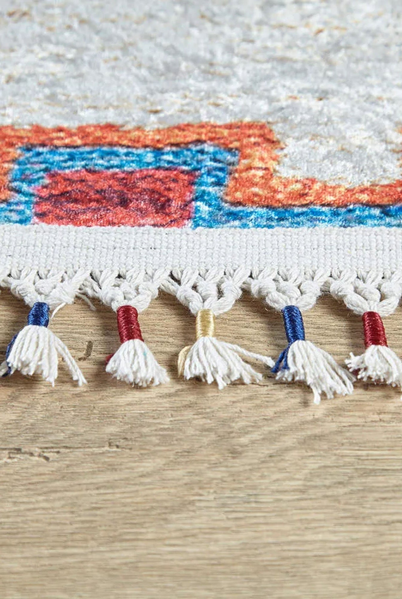 Miona Turkish Kilim White Ivory Rug