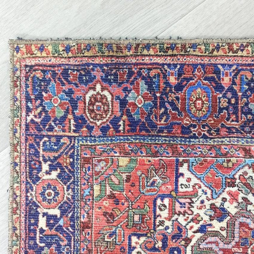 Moka Rug Persian Runner Red Terracotta Burgundy Rug