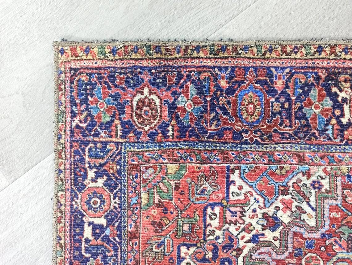 Moka Rug Persian Runner Red Terracotta Burgundy Rug