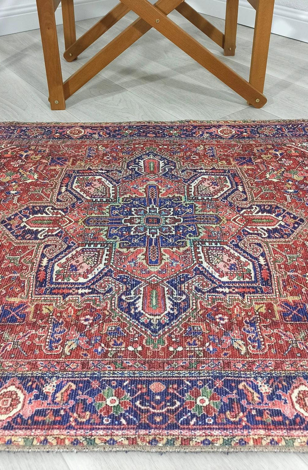 Moka Rug Persian Runner Red Terracotta Burgundy Rug