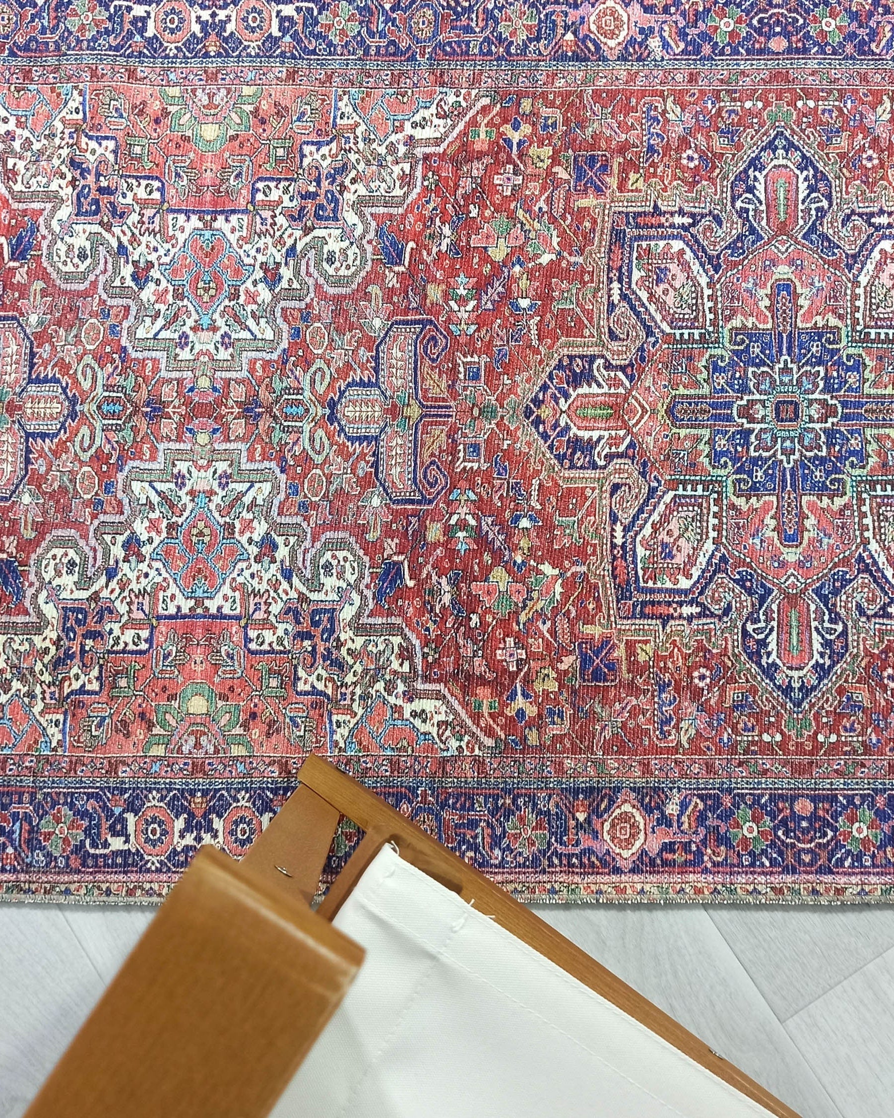 Moka Rug Persian Runner Red Terracotta Burgundy Rug