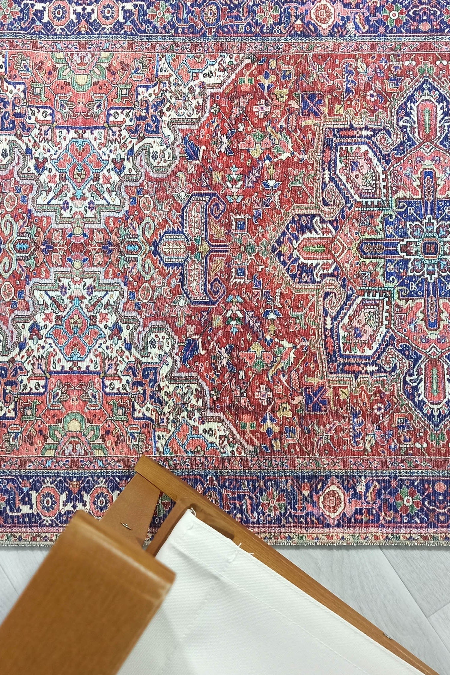 Moka Rug Persian Runner Red Terracotta Burgundy Rug