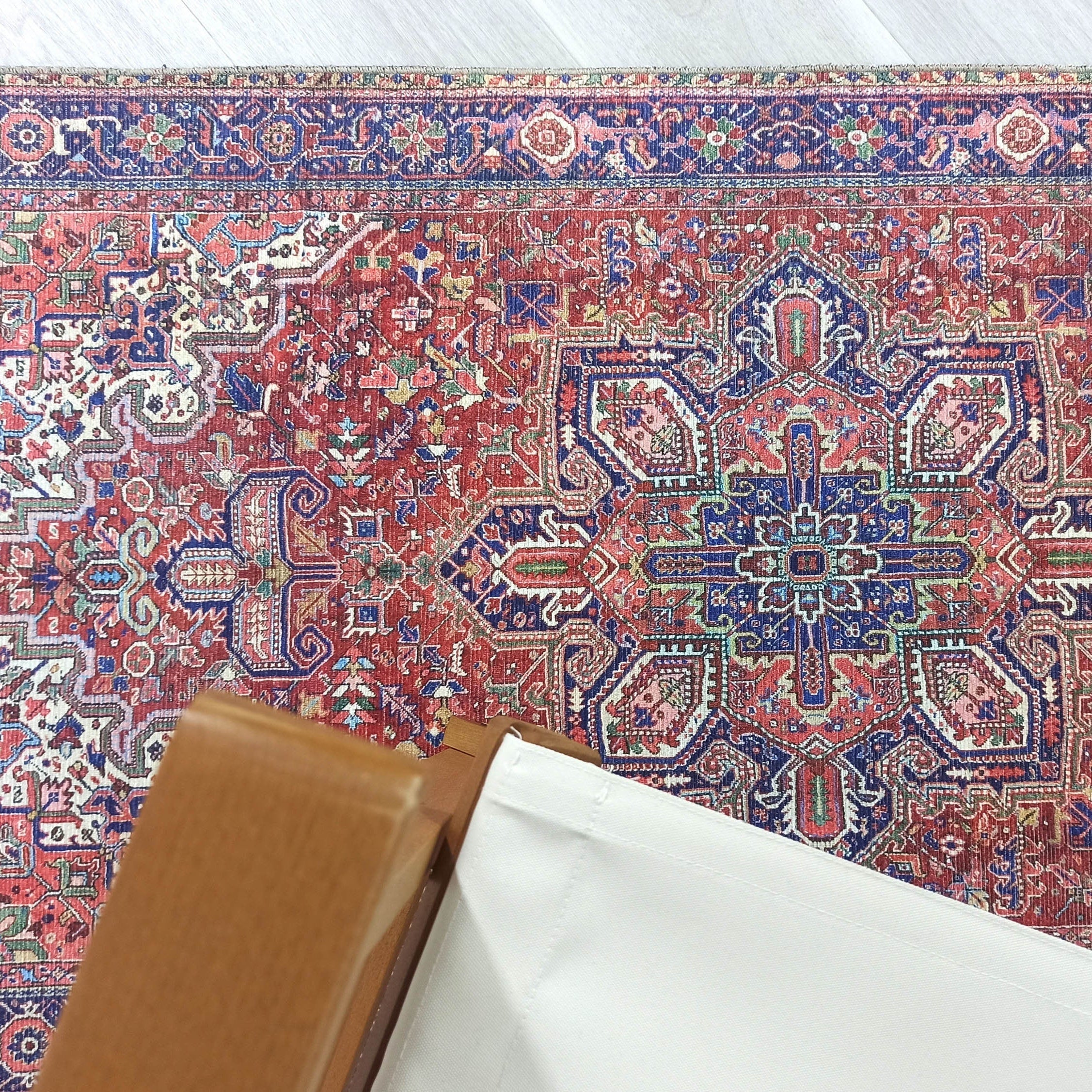 Moka Rug Persian Runner Red Terracotta Burgundy Rug