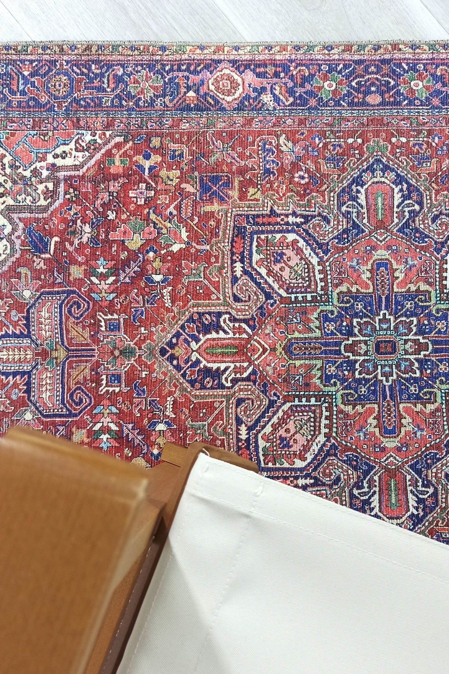 Moka Rug Persian Runner Red Terracotta Burgundy Rug