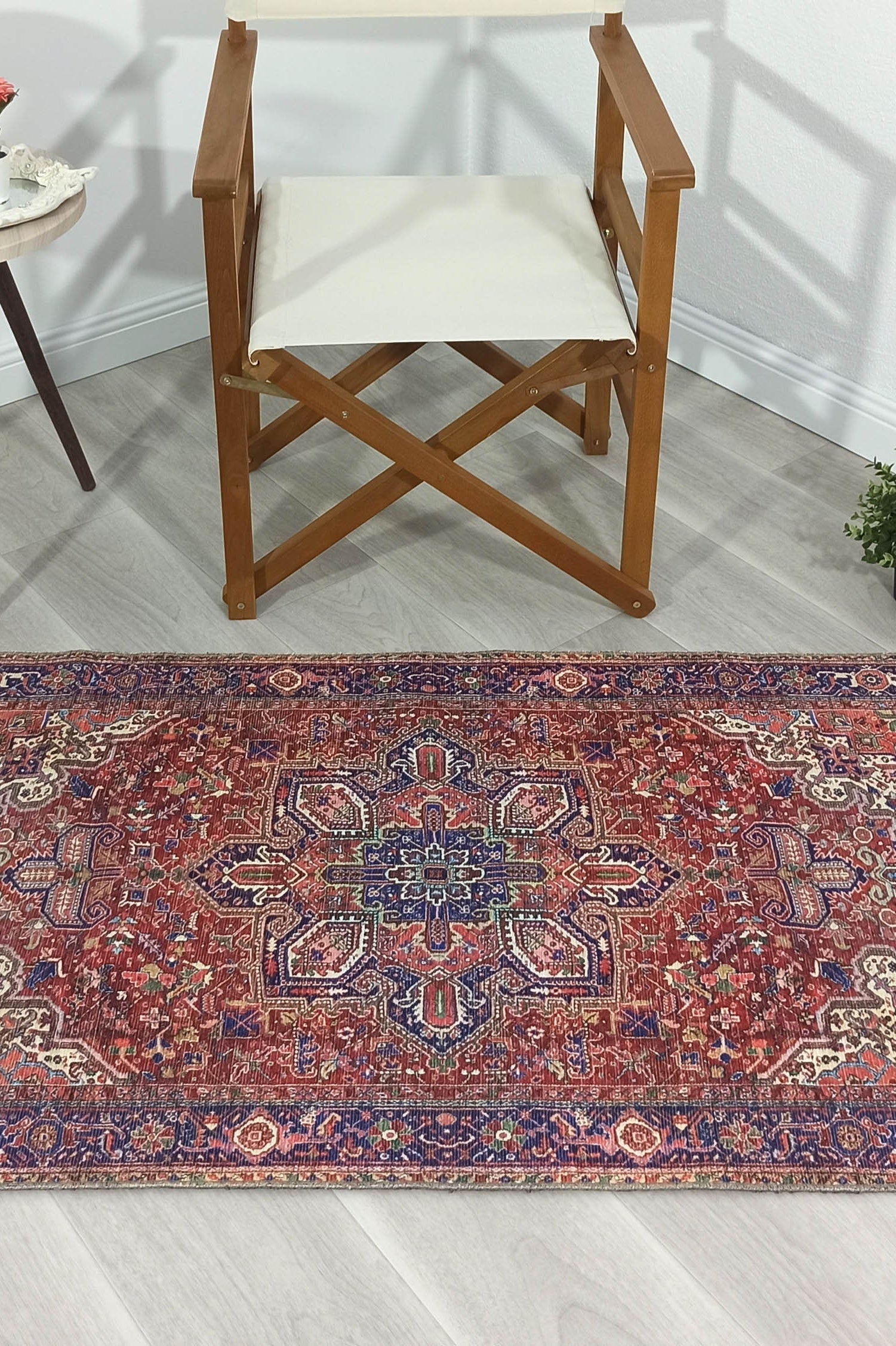 Moka Rug Persian Runner Red Terracotta Burgundy Rug