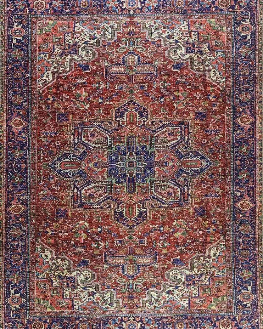 Moka Rug Persian Runner Red Terracotta Burgundy Rug