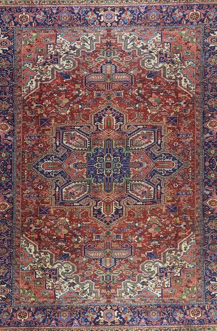 Moka Rug Persian Runner Red Terracotta Burgundy Rug