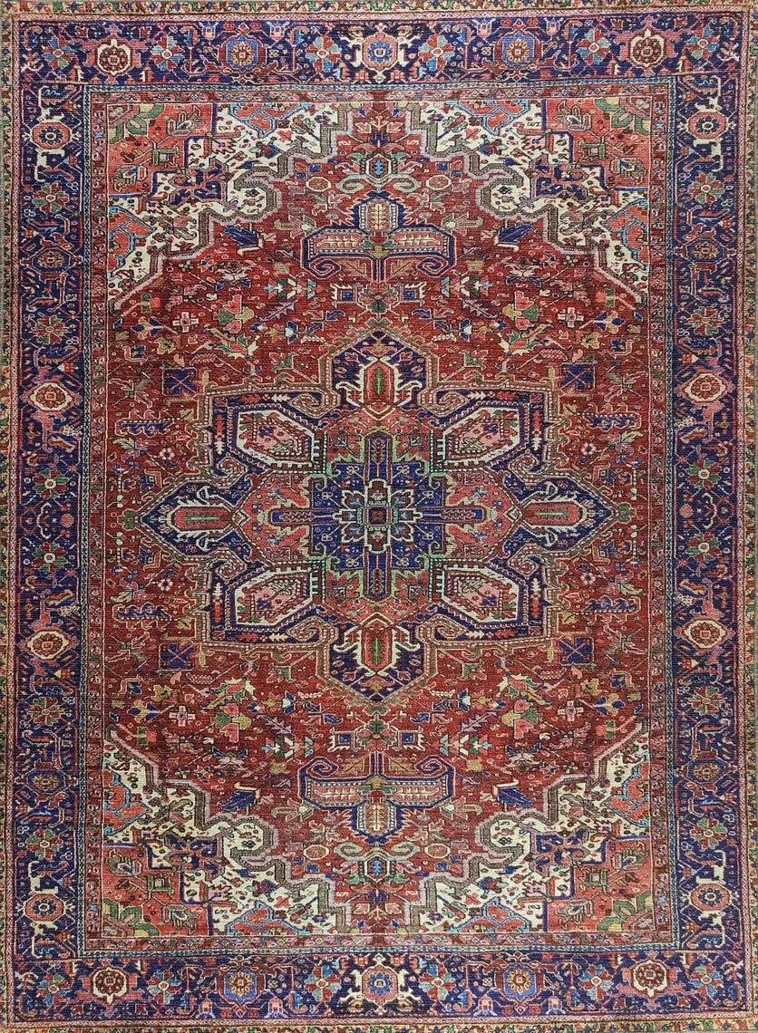 Moka Rug Persian Runner Red Terracotta Burgundy Rug