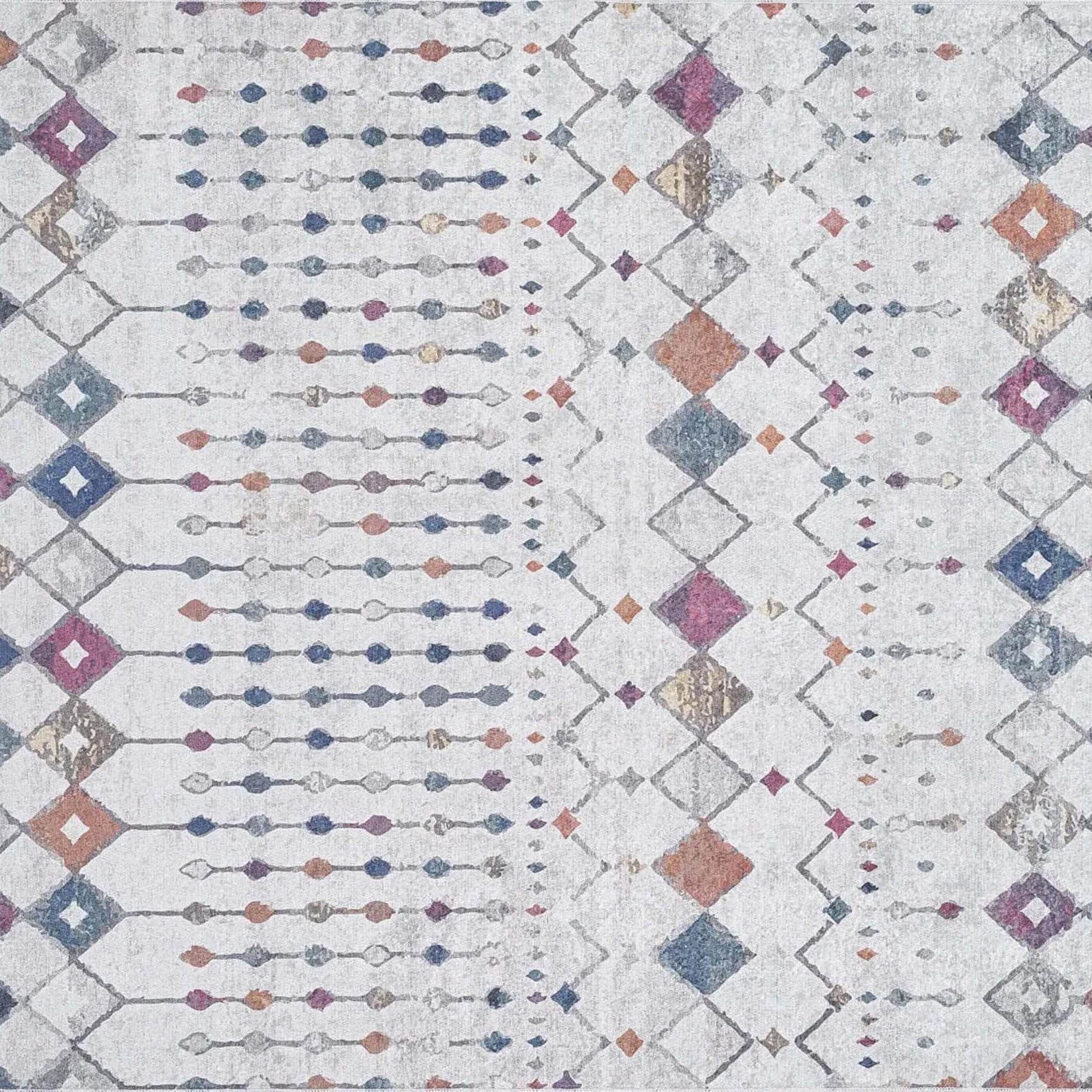 Moola Turkish Kilim Light Gray Rug