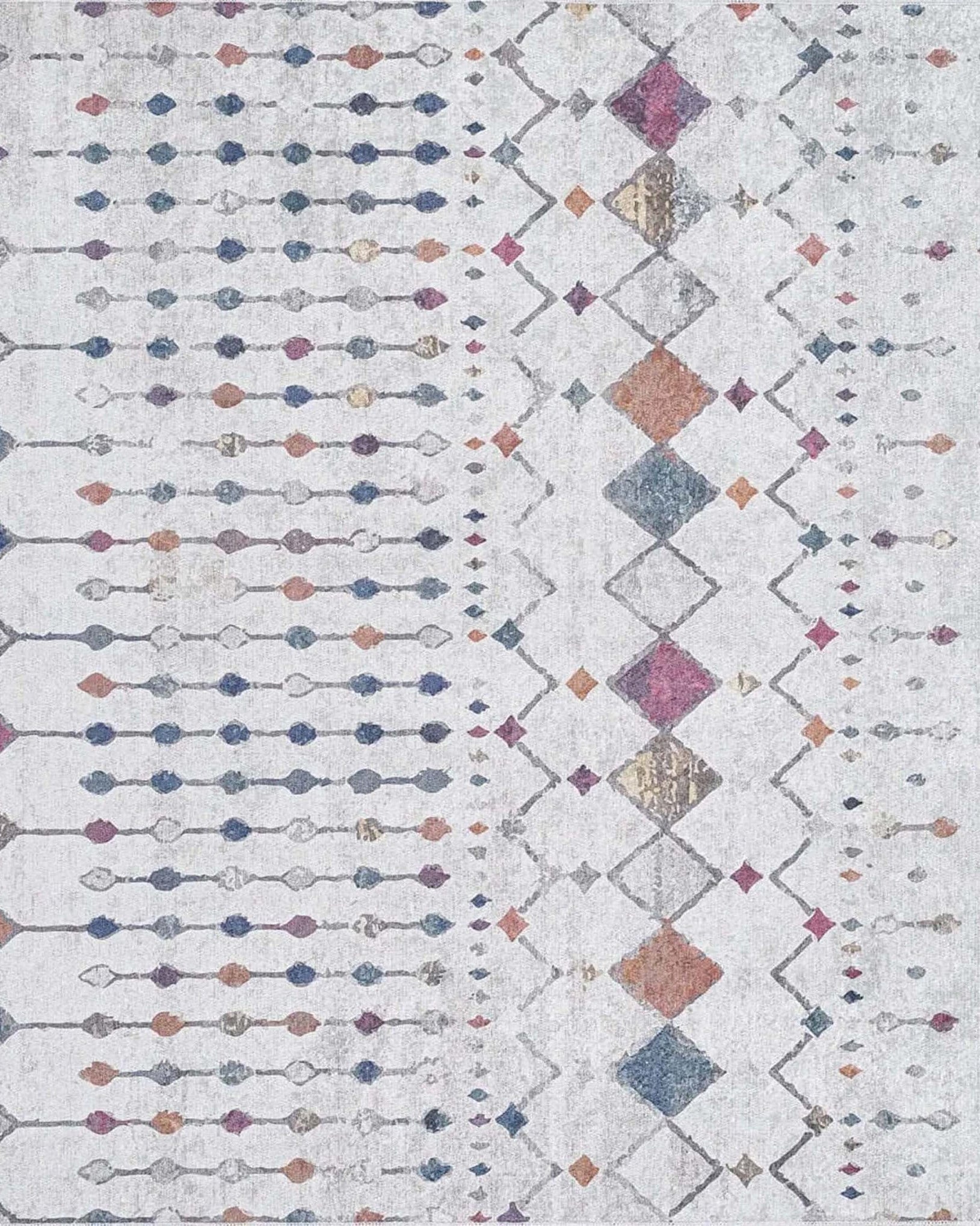 Moola Turkish Kilim Light Gray Rug