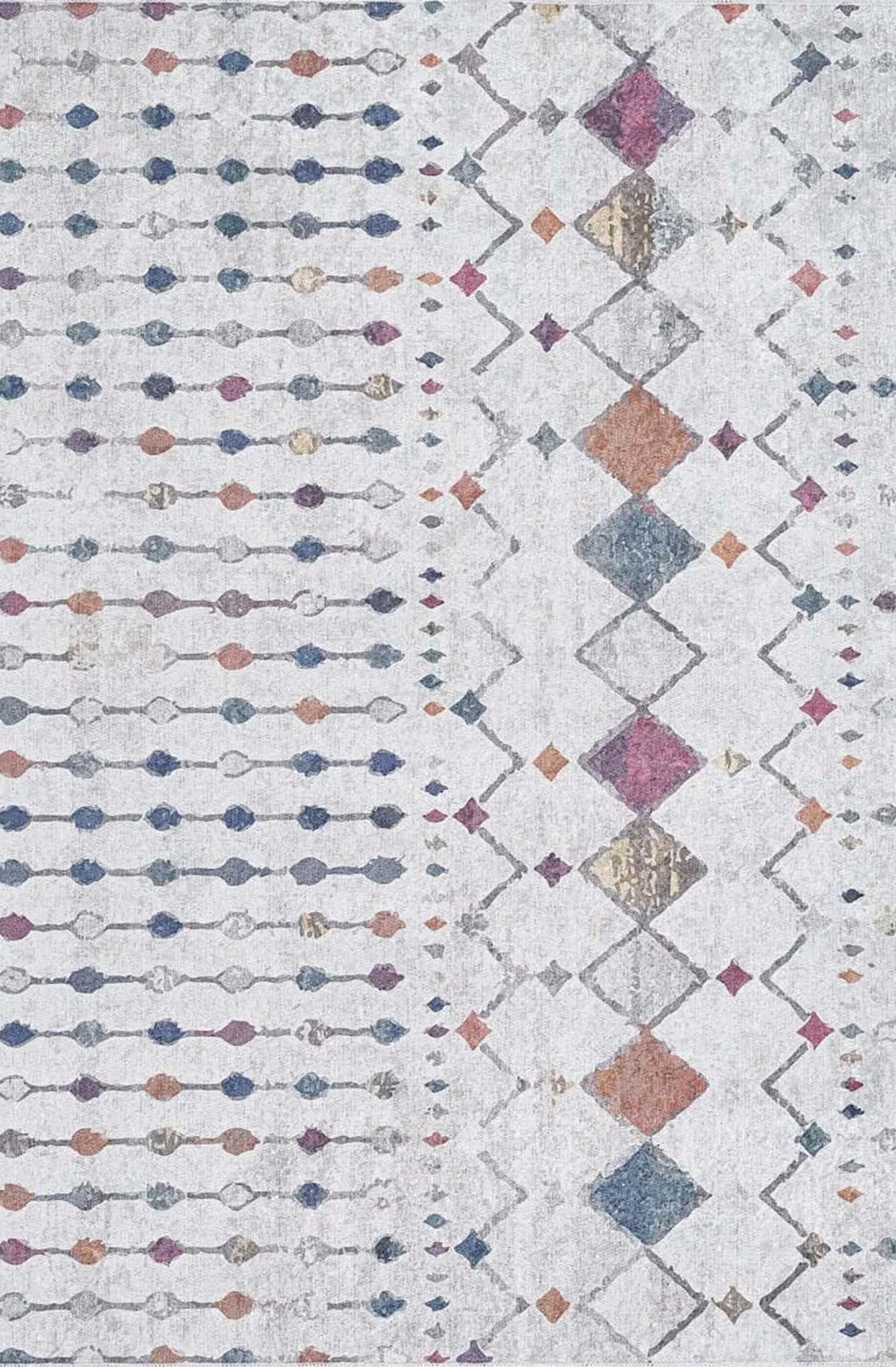 Moola Turkish Kilim Light Gray Rug