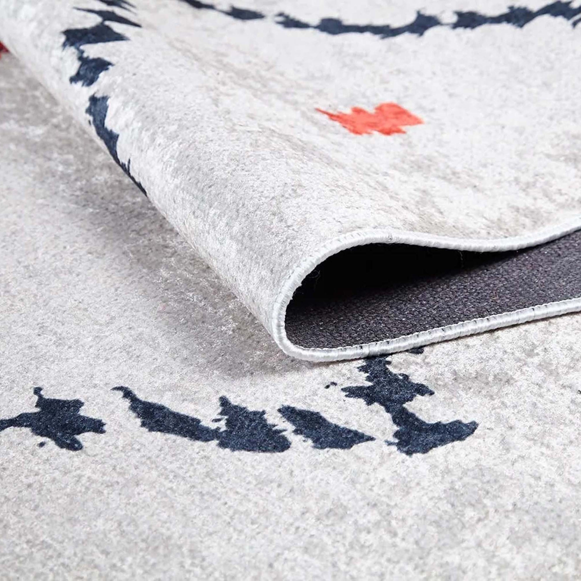 Moola Turkish Kilim Light Gray Rug