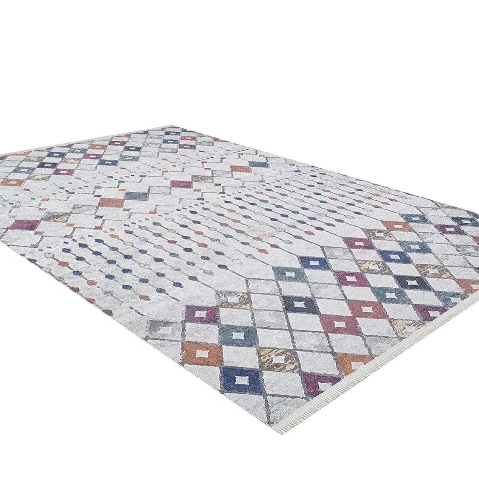 Moola Turkish Kilim Light Gray Rug