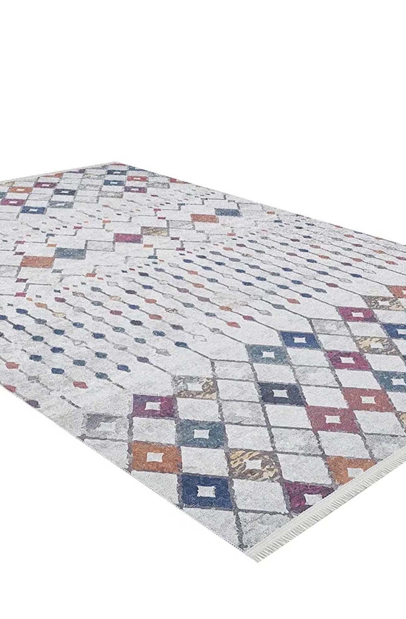 Moola Turkish Kilim Light Gray Rug