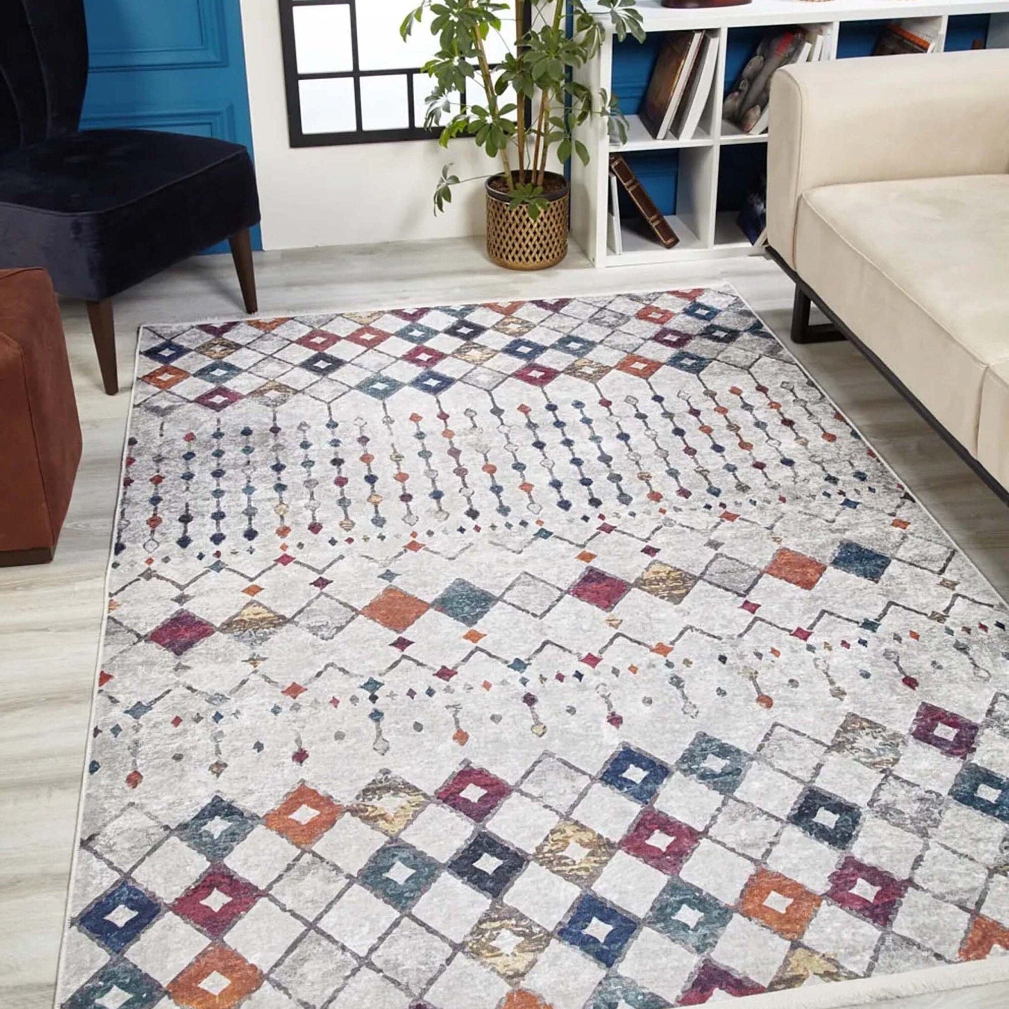 Moola Turkish Kilim Light Gray Rug