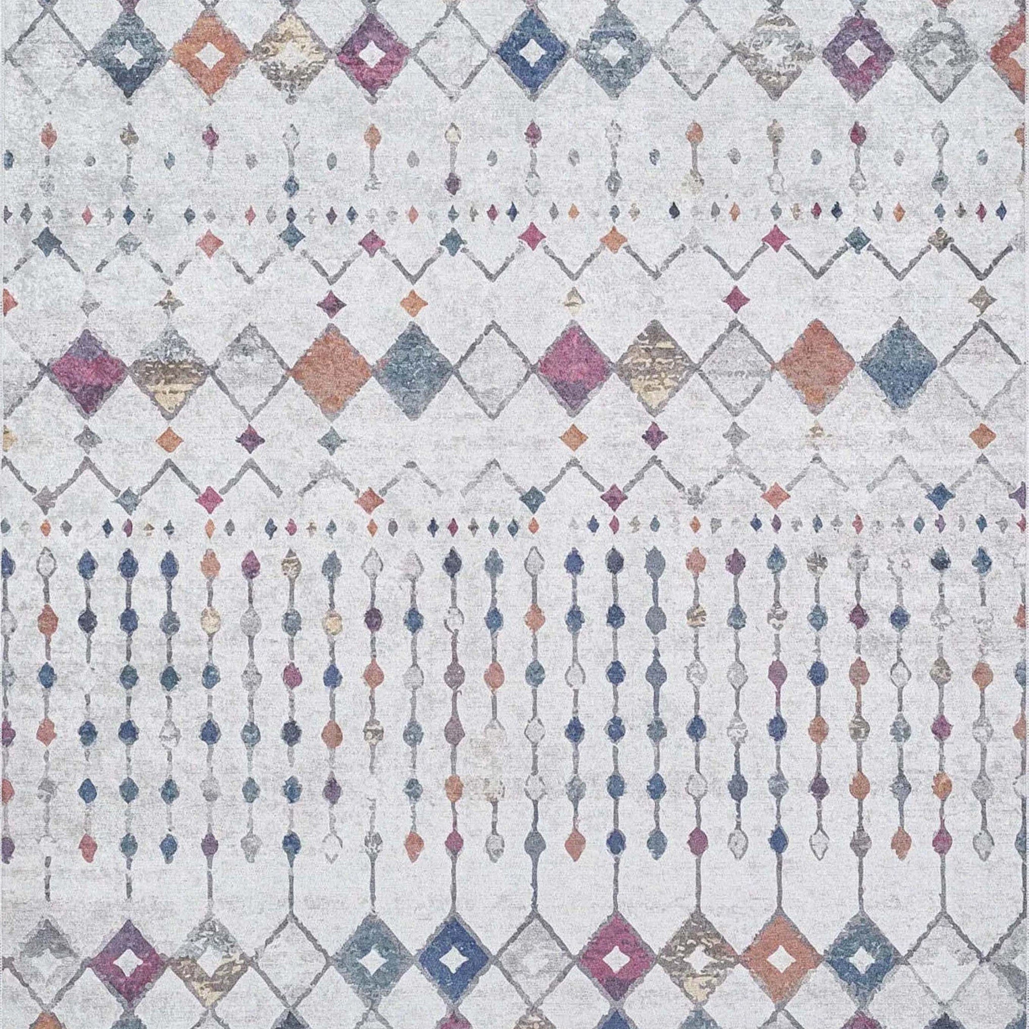 Moola Turkish Kilim Light Gray Rug