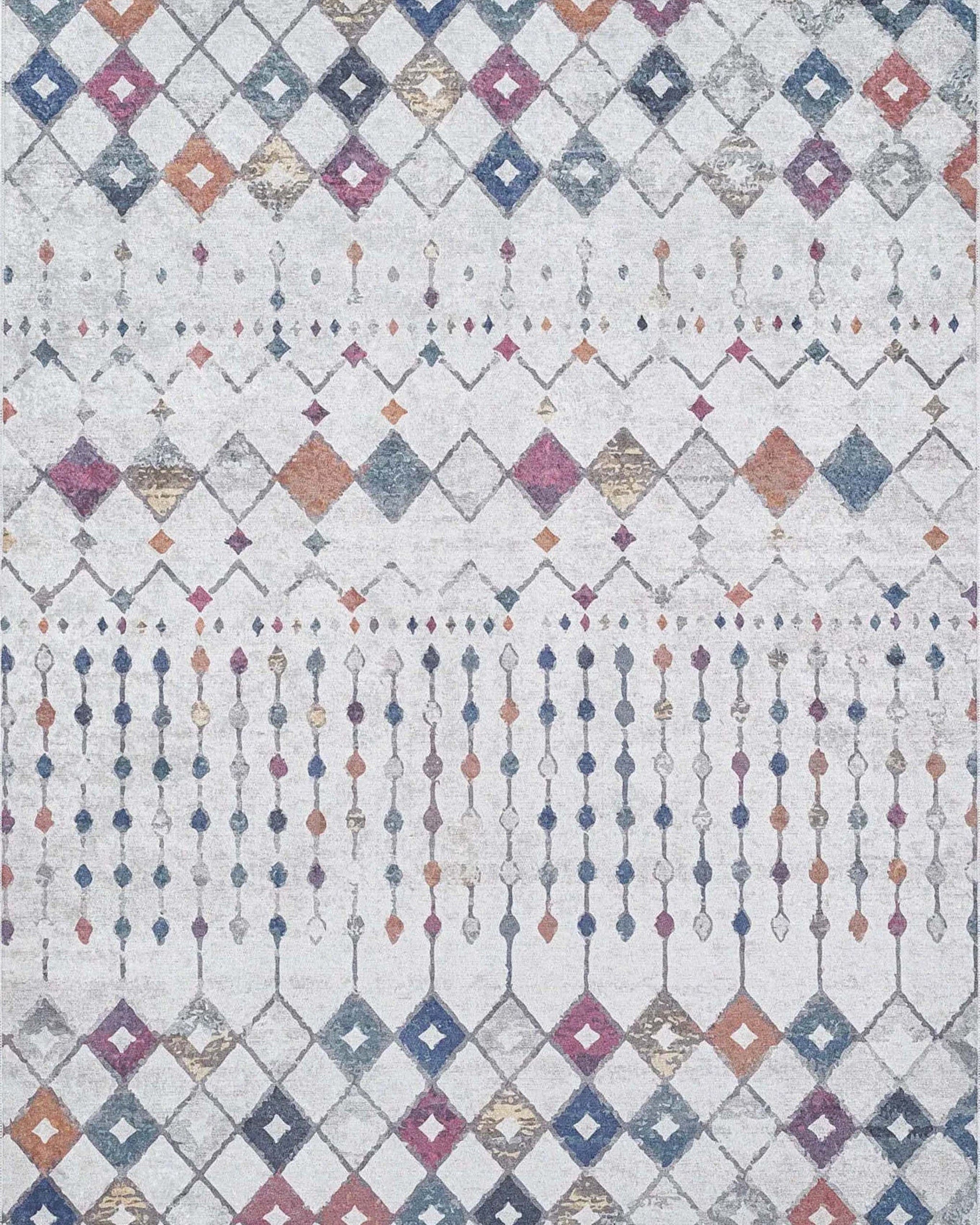 Moola Turkish Kilim Light Gray Rug