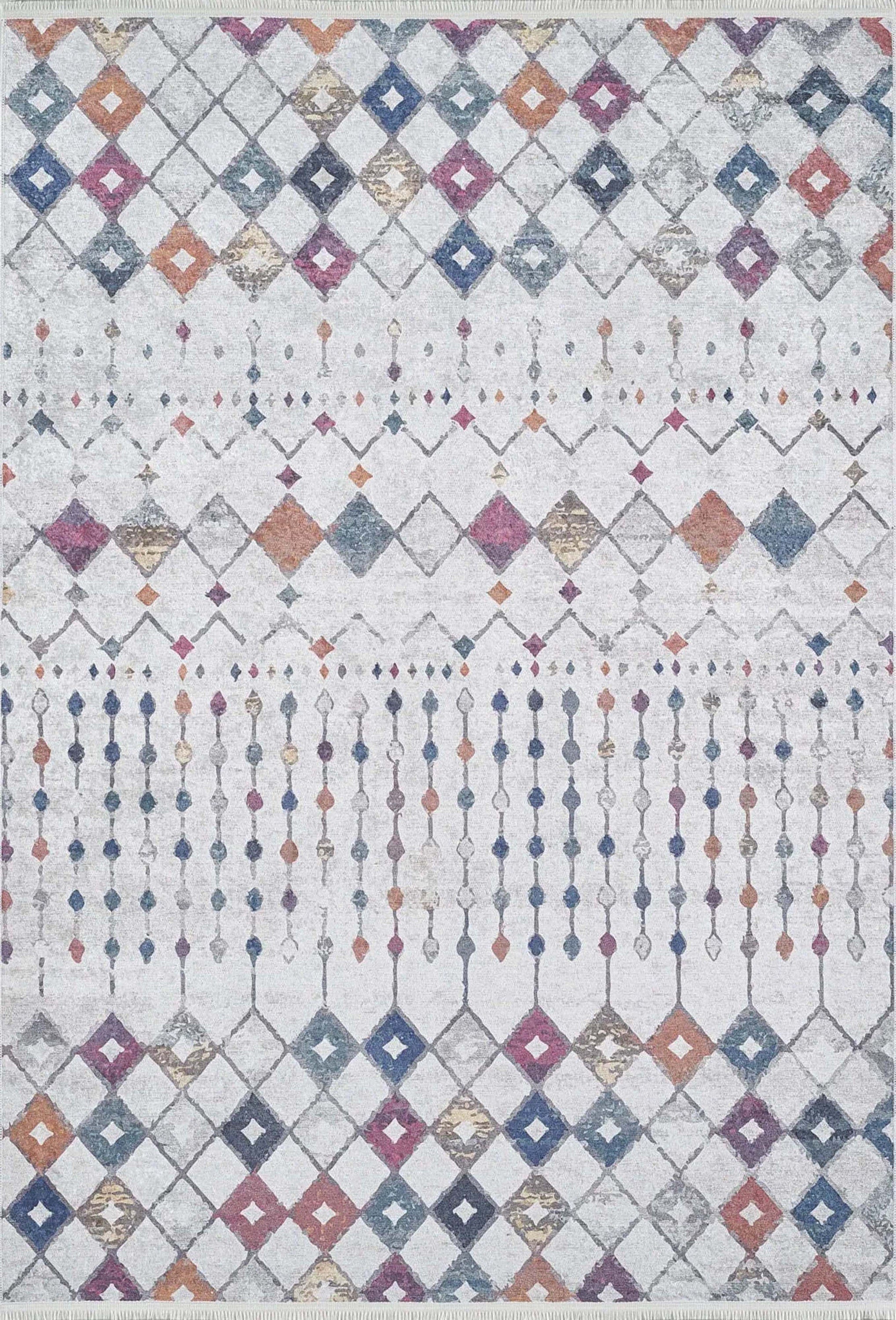 Moola Turkish Kilim Light Gray Rug