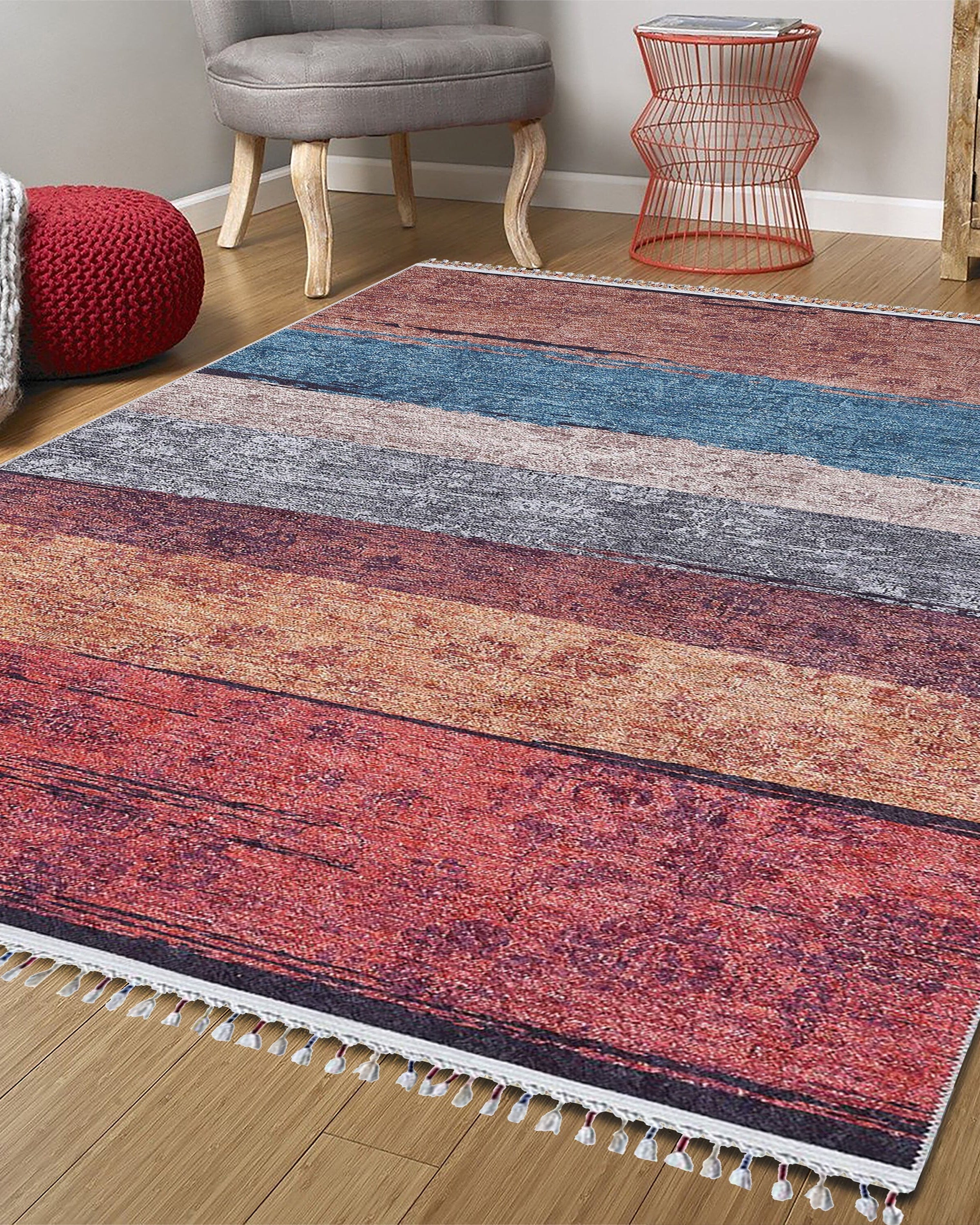 Muna Multi Color Vintage Rug