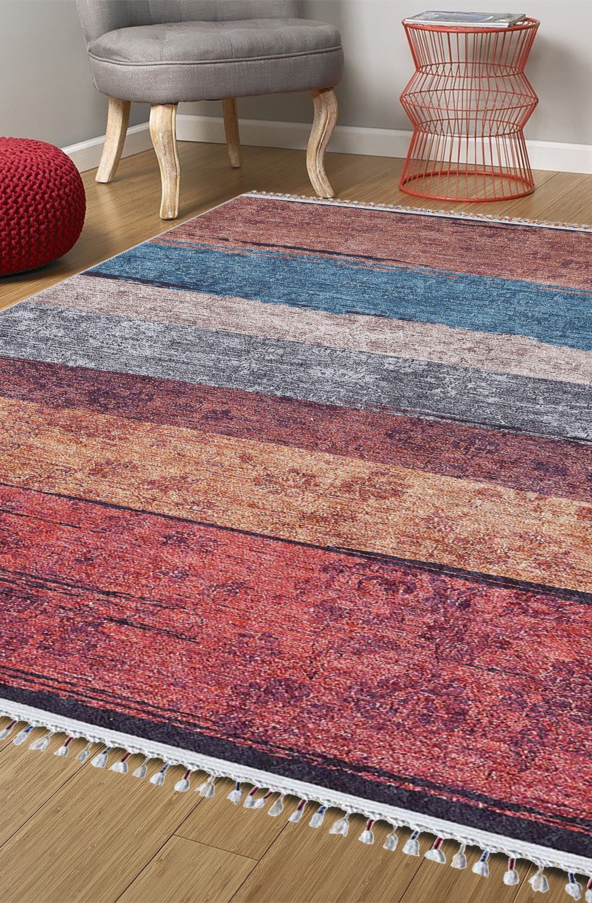 Muna Multi Color Vintage Rug