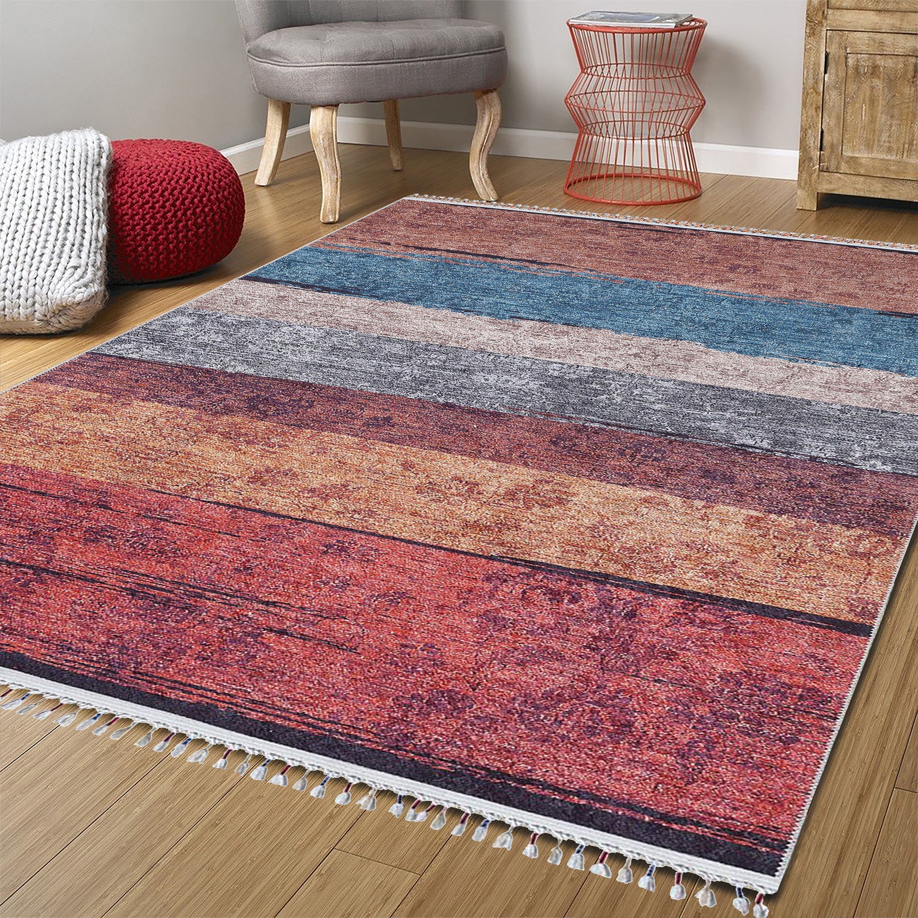 Muna Multi Color Vintage Rug
