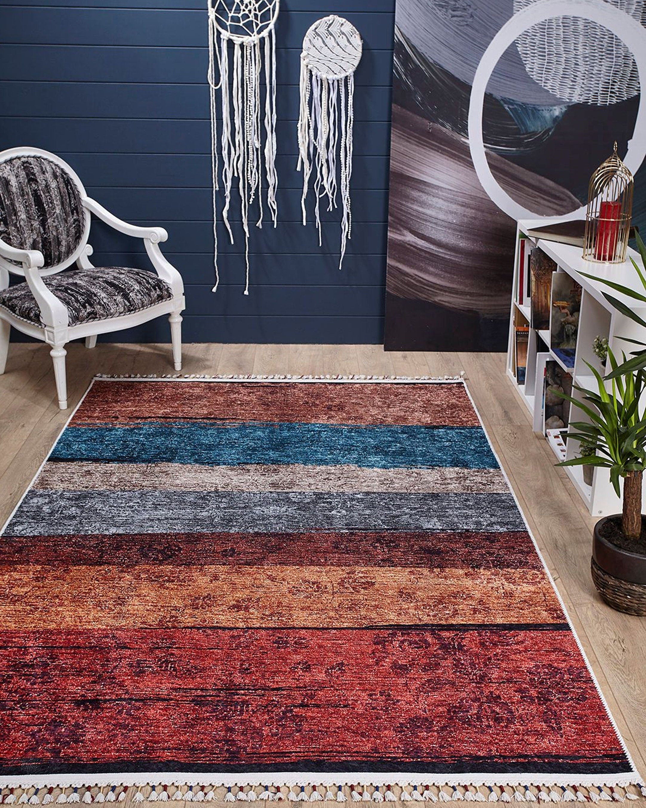 Muna Multi Color Vintage Rug
