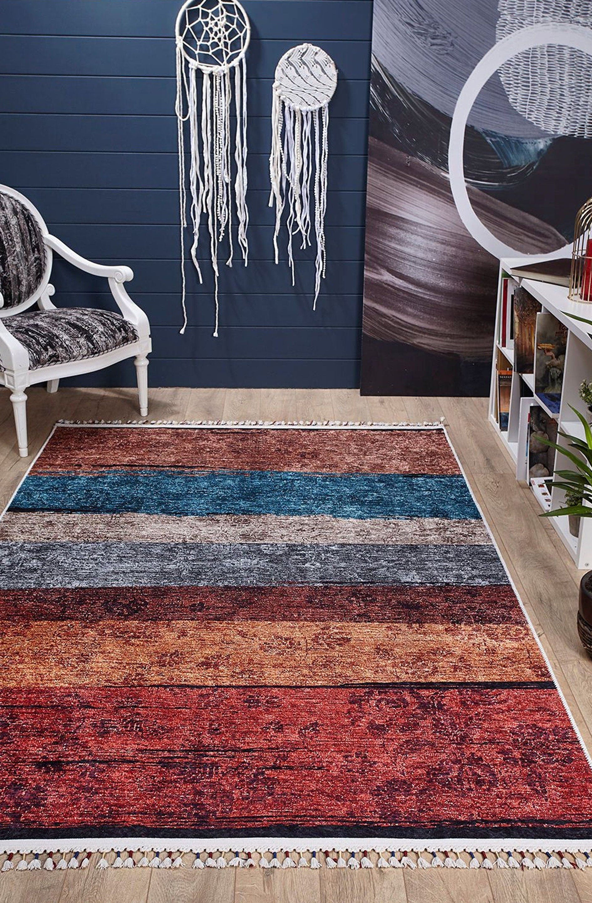 Muna Multi Color Vintage Rug