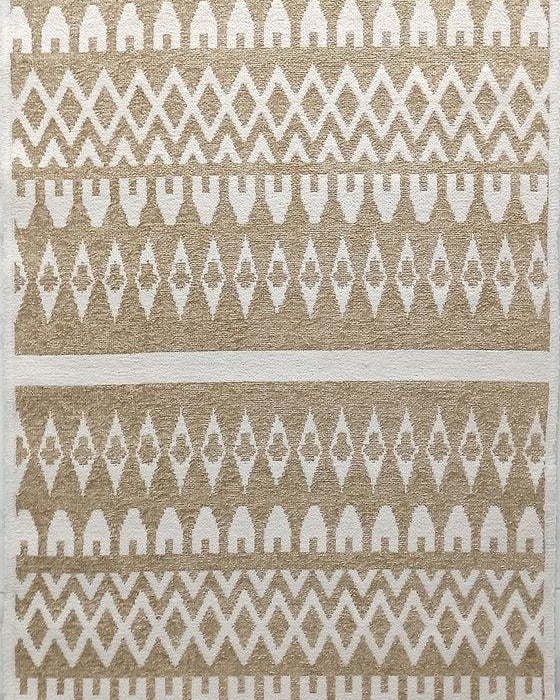 NEU Runner Kilim White Beige Flatweave Rug