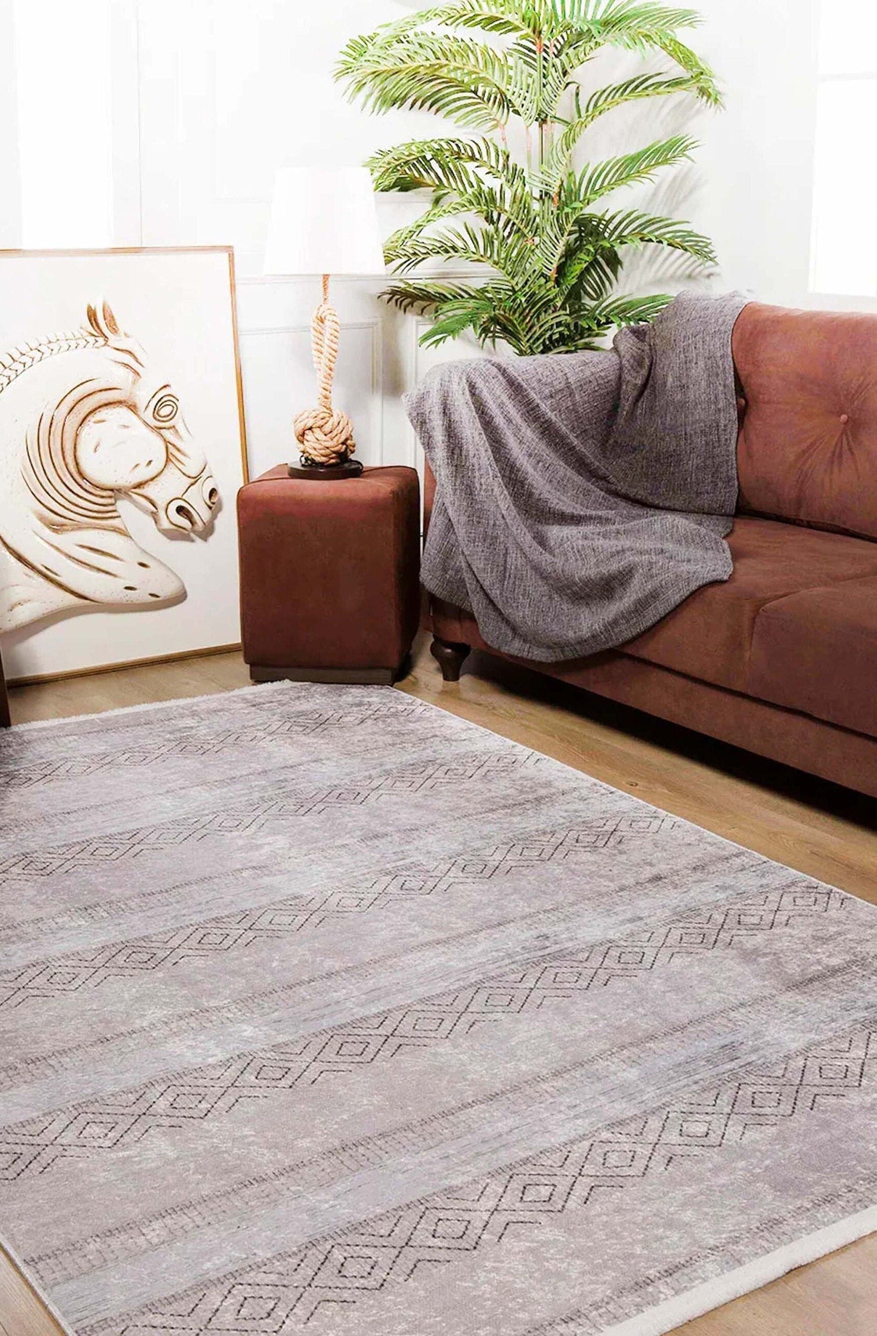 Nafla Turkish Pink Pastel Blush Rug