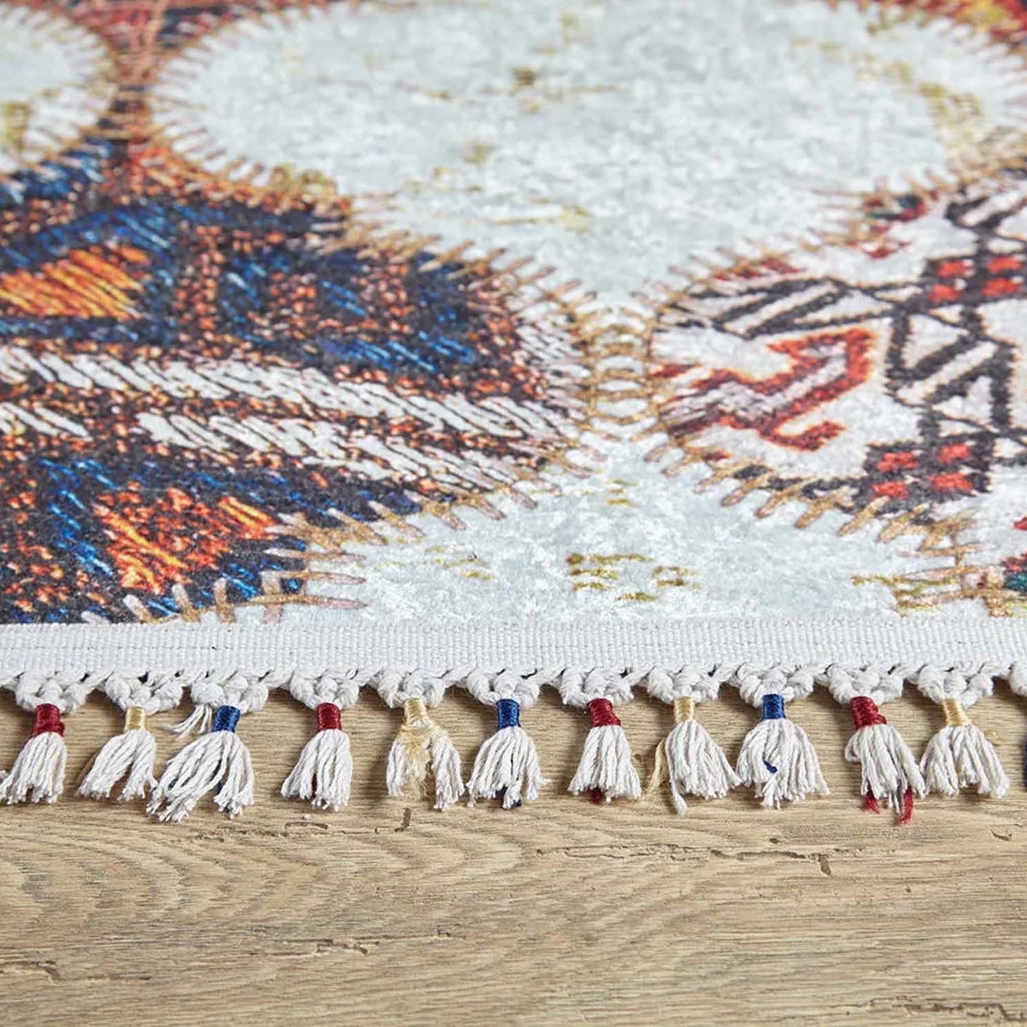 Naima Moroccan Trellis Patchwork Colorful Rug