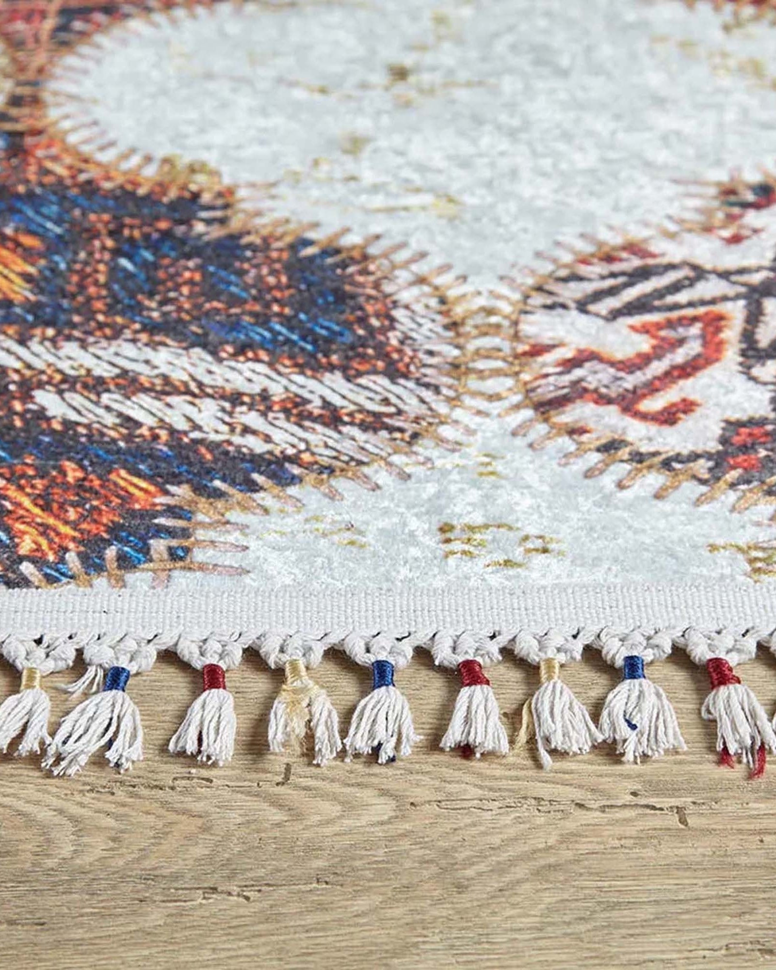 Naima Moroccan Trellis Patchwork Colorful Rug