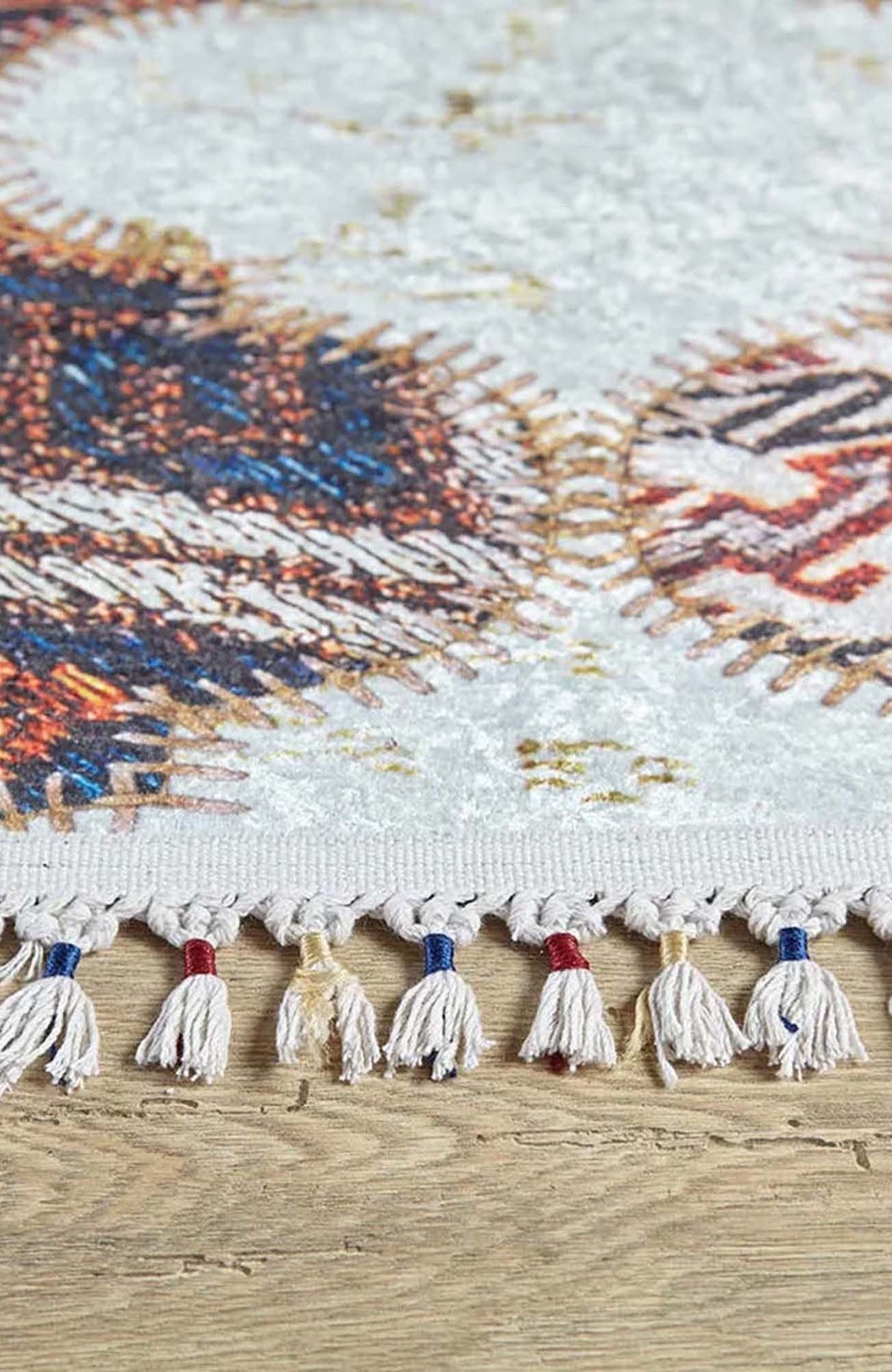 Naima Moroccan Trellis Patchwork Colorful Rug