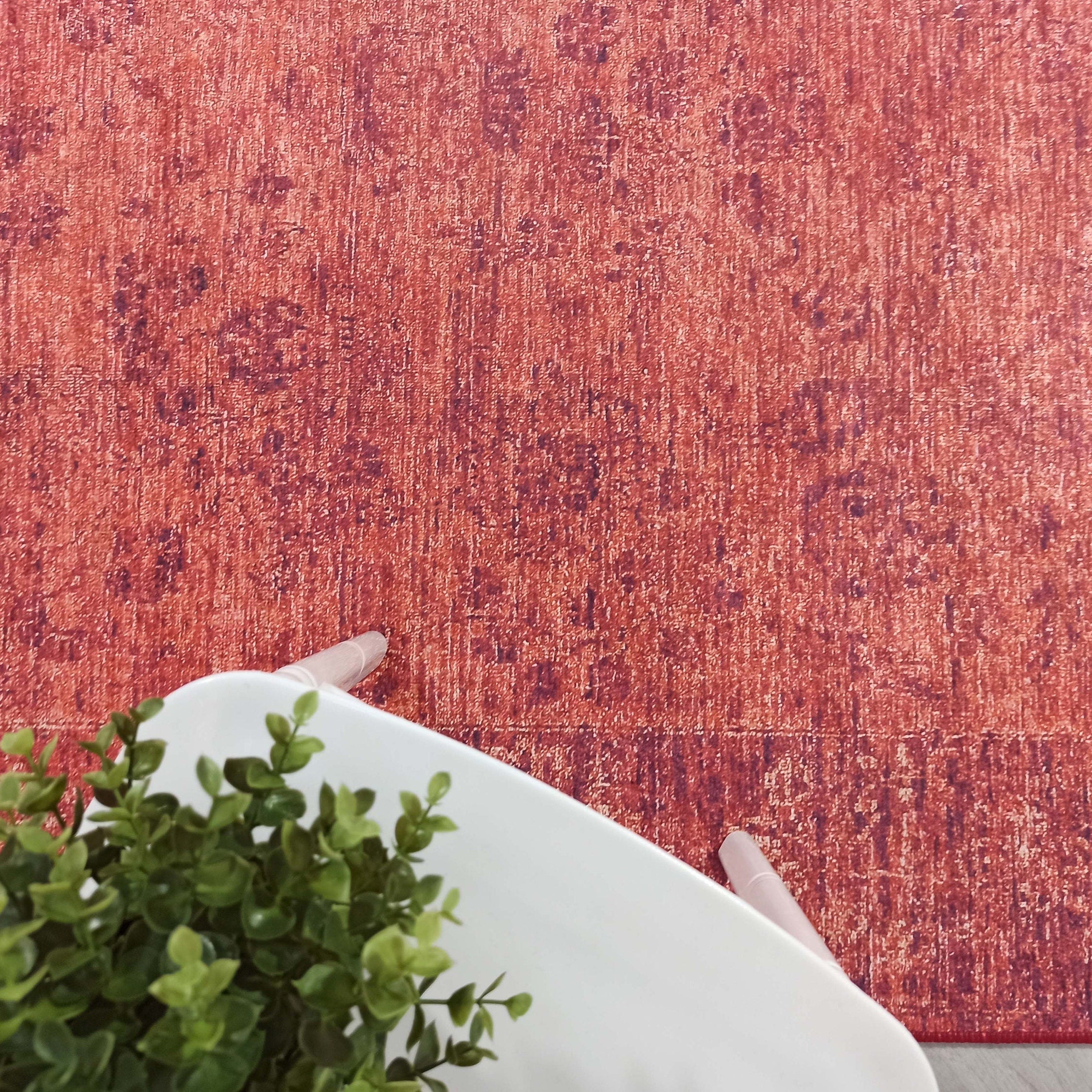 Ragda Turkish Red Beige Oushak Rug