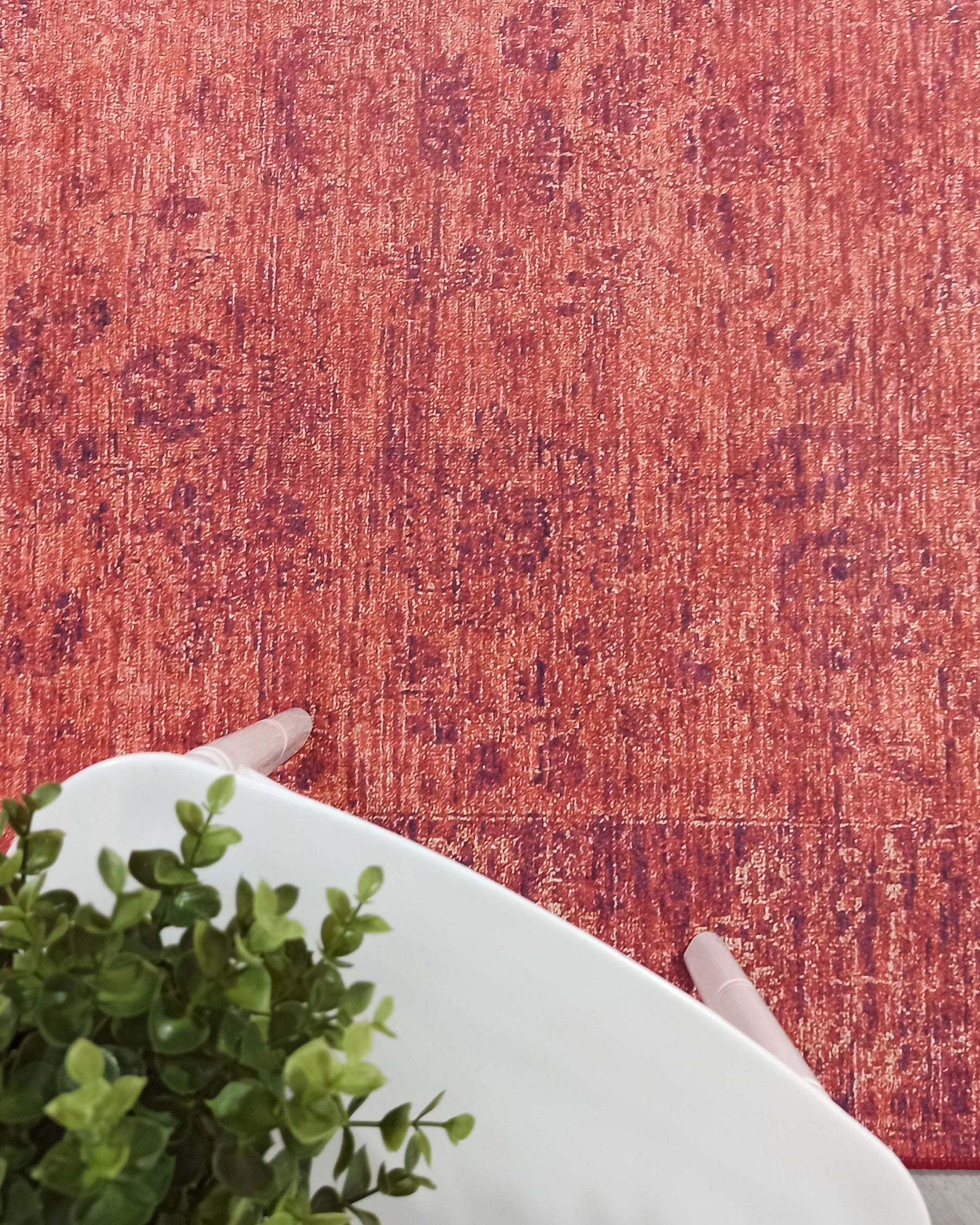 Ragda Turkish Red Beige Oushak Rug