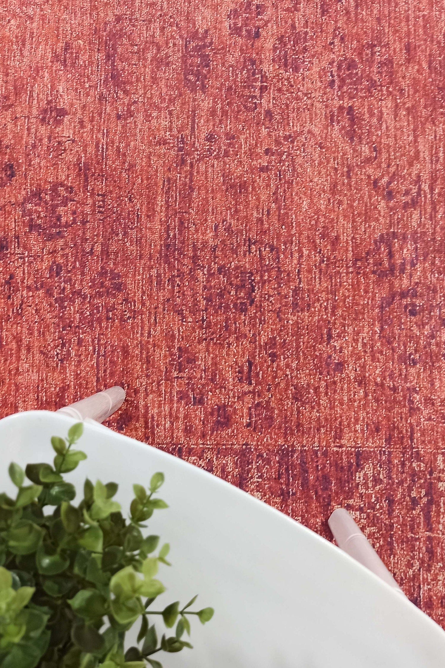 Ragda Turkish Red Beige Oushak Rug