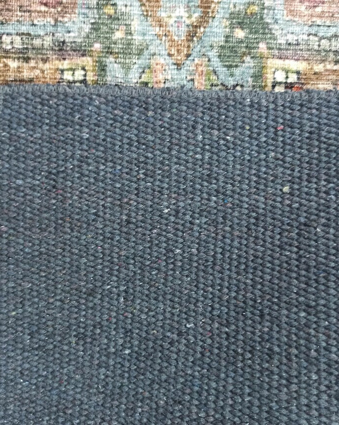 Nar Rug Turkish Earth tones Terracotta Floral Rug