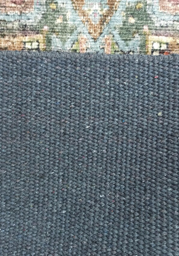 Nar Rug Turkish Earth tones Terracotta Floral Rug