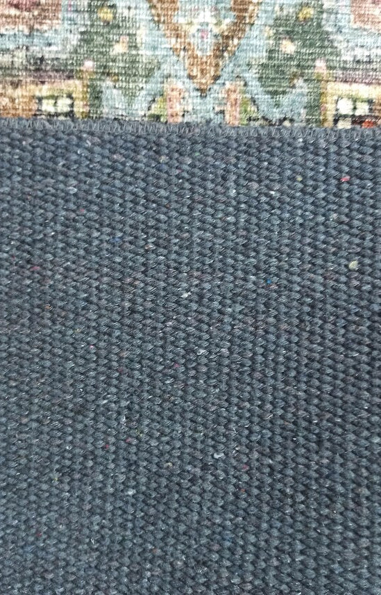 Nar Rug Turkish Earth tones Terracotta Floral Rug