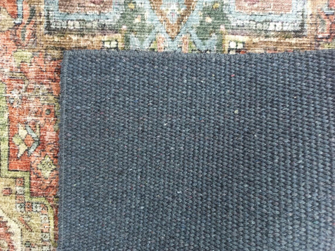 Nar Rug Turkish Earth tones Terracotta Floral Rug